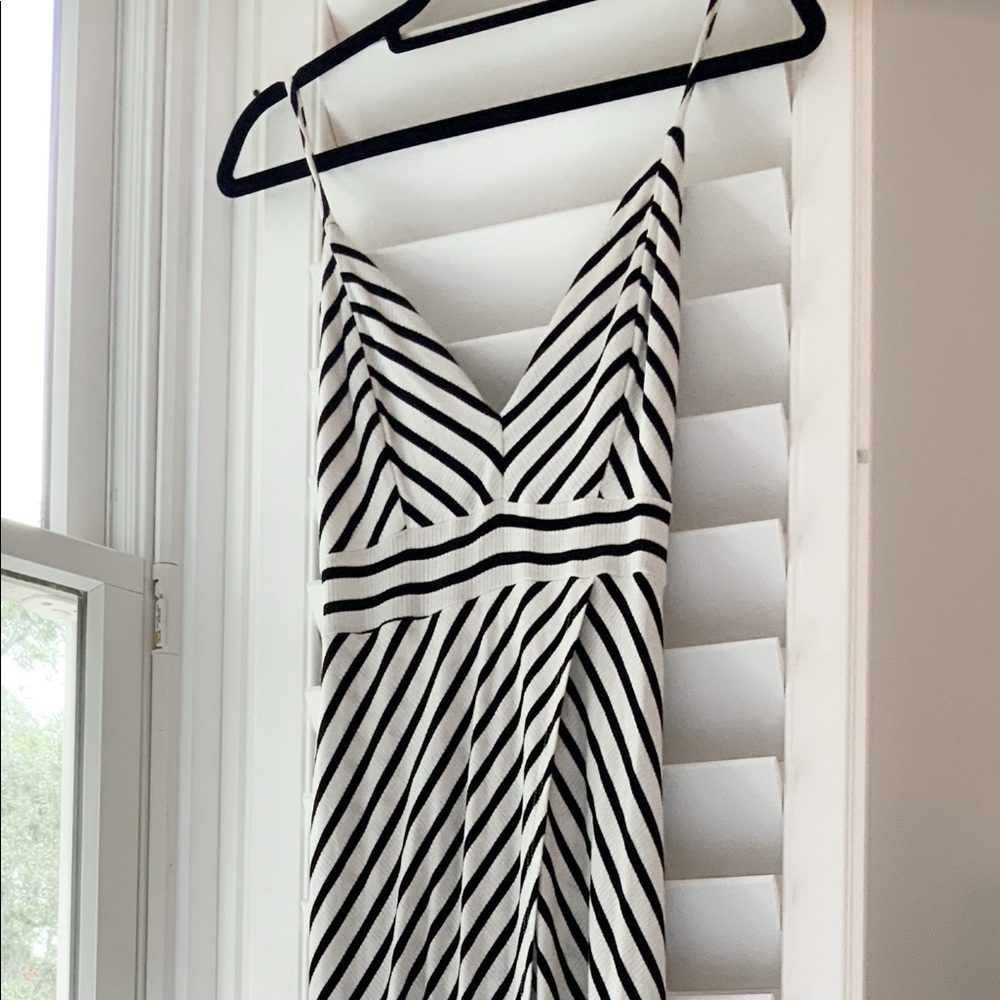 Long maxi striped dress
